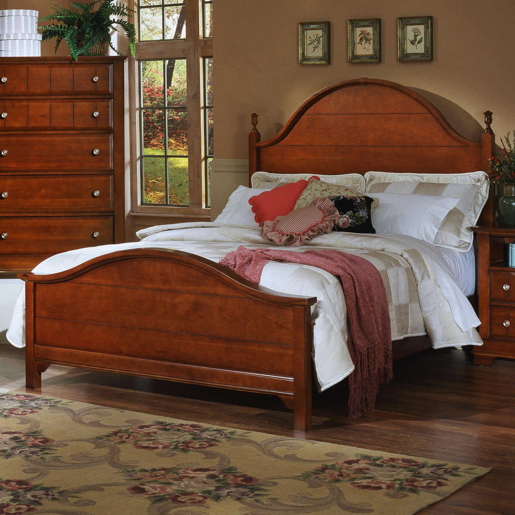 Vaughan Bassett Cottage Queen Panel Bed Belfort Furniture Panel Beds